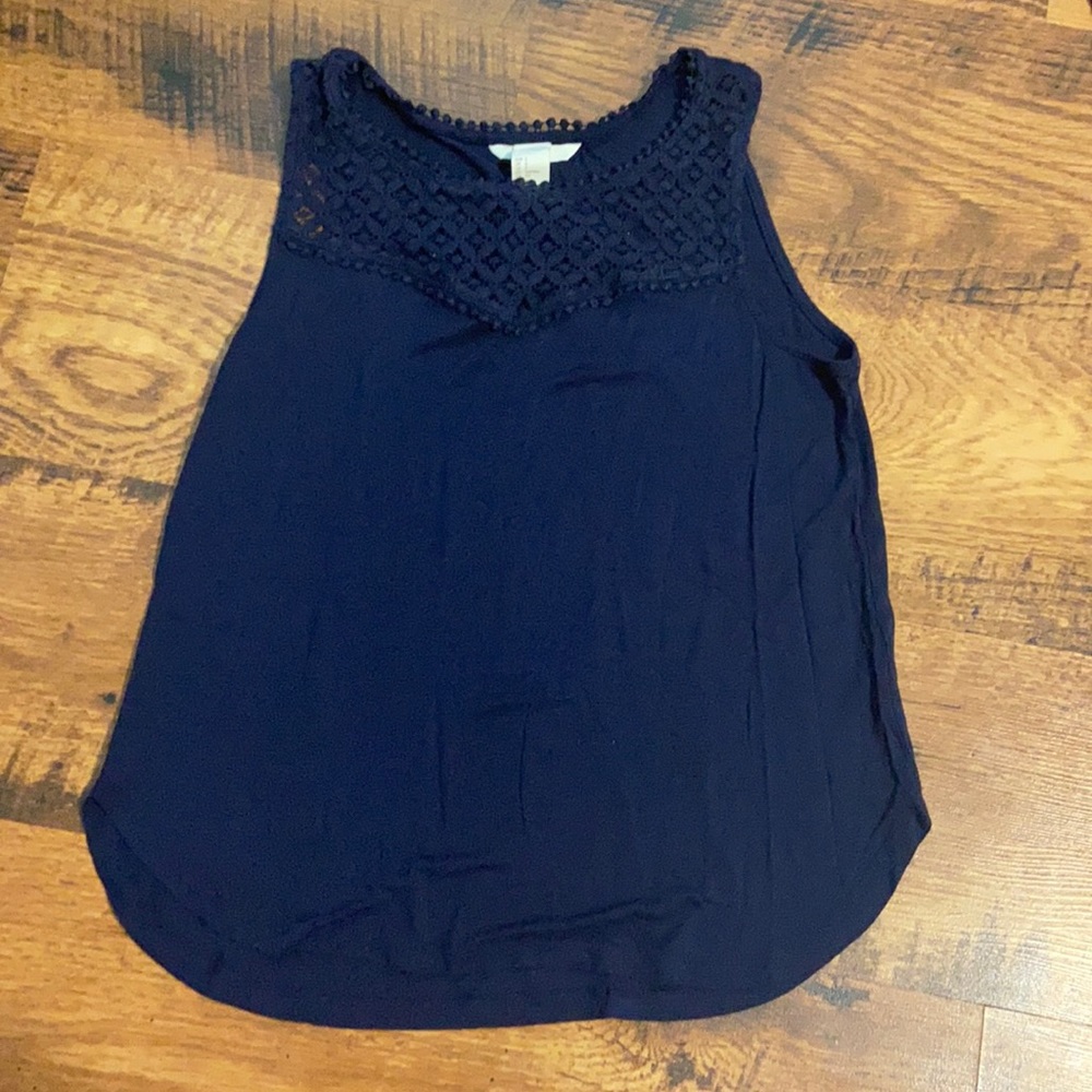 H&M Navy Blue Tank Top